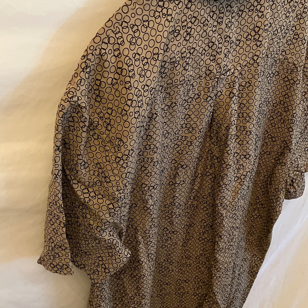 Nat Nast: Geometric Patterned Button Down Shirt- … - image 14